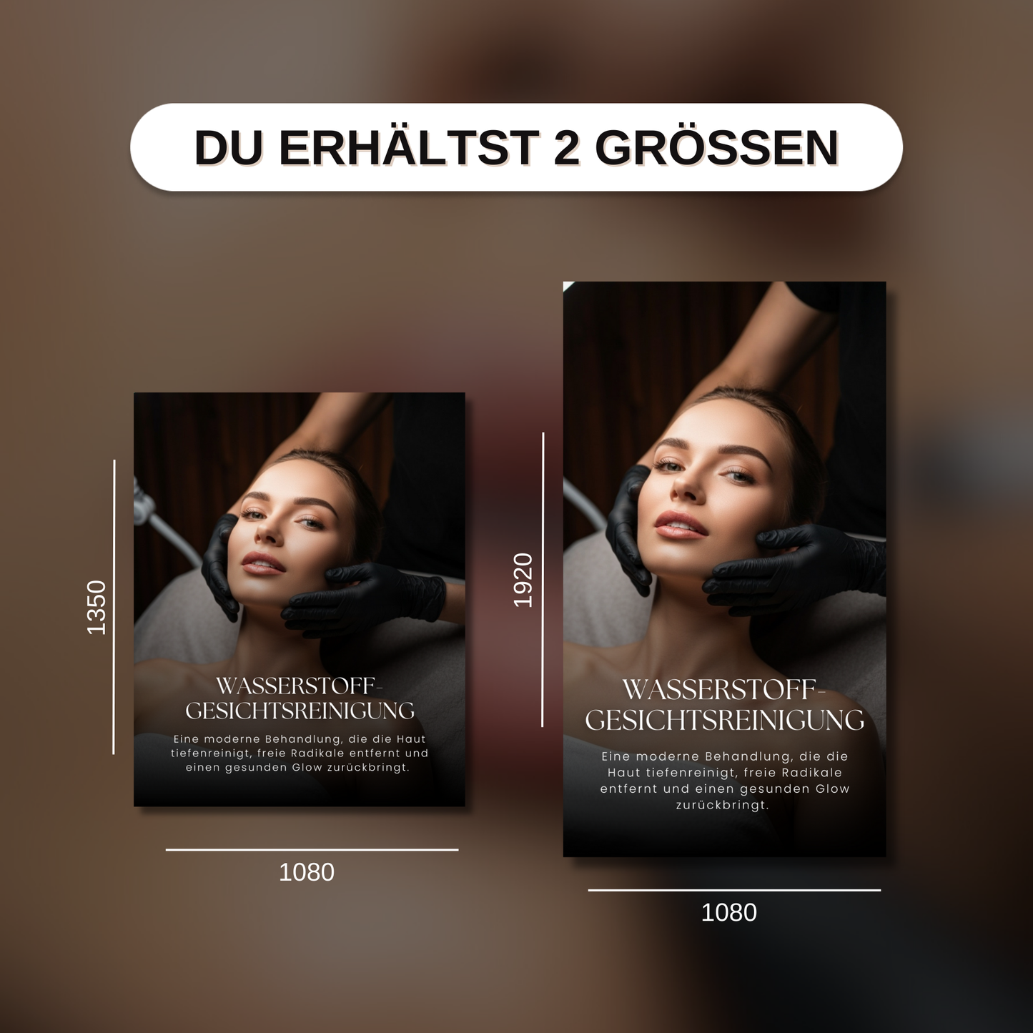 160 Canva Vorlagen – Black Beauty Salon Kollektion