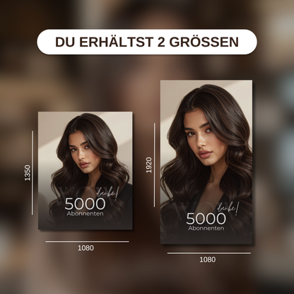 160 Canva Vorlagen – Brown Basic Friseure Kollektion